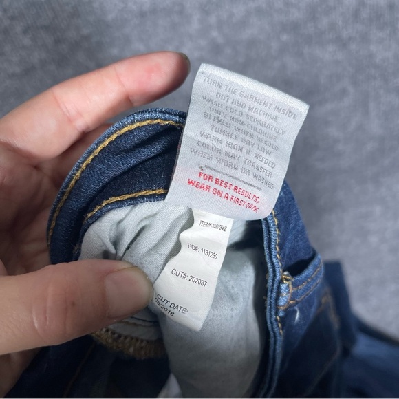 Torrid Denim Women’s 16R Blue Dark Wash Distressed Stretch Skinny Jeans - Picture 10 of 10